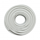 Tub flexibil copex 16mm cu fir, ignifug din polietilena HDPE 750N gri 100m/rola