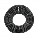Tub flexibil copex 16mm Gewiss DX15116R fara fir, ignifug din PVC, 750N negru 100m/rola