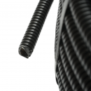 Tub flexibil copex 20mm Gewiss DX15020R fara fir, ignifug din PVC, 750N negru 100m/rola