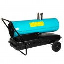 Tun de caldura Detoolz 30 kW, cos evacuare, combustibil motorina, capacitate rezervor 55L, cu roti