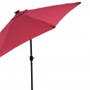 Umbrela pentru gradina, Strend Pro Marakesh 270 cm, cu iluminare solara, 8 x Led