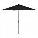 Umbrela pentru gradina, Strend Pro Zoe Black, 230 cm, 34 mm, PE 180 g