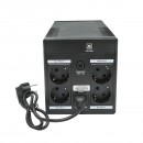 UPS 1000VA/600W cu baterii 2x7.5Ah si 4 prize schuko, LCD, USB Breckner Germany