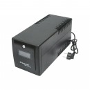 UPS 1000VA/600W cu baterii 2x7.5Ah si 4 prize schuko, LCD, USB Breckner Germany