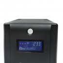 UPS 1000VA/600W cu baterii 2x7.5Ah si 4 prize schuko, LCD, USB Breckner Germany
