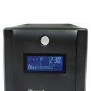 UPS 1500VA/900W cu baterii 2x9Ah si 4 prize schuko, LCD, USB, AVR Breckner Germany