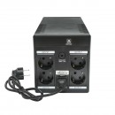 UPS 1500VA/900W cu baterii 2x9Ah si 4 prize schuko, LCD, USB, AVR Breckner Germany