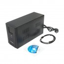 UPS 2000VA/1200W cu baterii 2x9Ah si 2 prize shuko, LCD, USB, AVR Breckner Germany