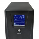 UPS 2000VA/1200W cu baterii 2x9Ah si 2 prize shuko, LCD, USB, AVR Breckner Germany