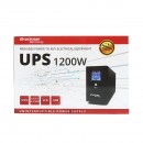 UPS 2000VA/1200W cu baterii 2x9Ah si 2 prize shuko, LCD, USB, AVR Breckner Germany