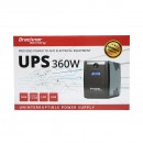 UPS 600VA/360W cu baterie 7Ah si 2 prize schuko, LCD, USB, AVR Breckner Germany