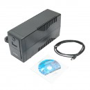 UPS 600VA/360W cu baterie 7Ah si 2 prize schuko, LCD, USB, AVR Breckner Germany