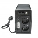 UPS 800VA/480W cu baterie 9Ah si 2 prize schuko, LCD, USB, AVR Breckner Germany