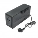 UPS 800VA/480W cu baterie 9Ah si 2 prize schuko, LCD, USB, AVR Breckner Germany