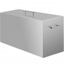 Vas pentru sterilizare conserve, 520.7 x 292.1 x 330.2 mm, 2 x niveluri, Inox alimentar, Capac