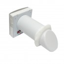 Ventilator cu recuperare de caldura pentru 1 camera, montaj perete 50m3/h, 7.8W, Wi-Fi 220V AV-TTW5-W