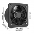 Ventilator evacuare pentru spatii comerciale, Metal, 107 W, 2850 m³/h, diametru 300 mm, 73 dB