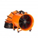 Ventilator portabil cu tubulatura pentru extragere fum, aer fierbinte Vevor 550 W, lungime tub 10 m, 8792 m3/h, IP 44