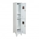 Vestiar, dulap metalic cu 2 usi securizate 1700x300x450mm Breckner Germany