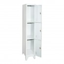 Vestiar, dulap metalic cu 3 usi securizate 1700x300x450mm Breckner Germany