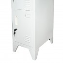 Vestiar, dulap metalic cu 4 usi securizate 1700x300x450mm Breckner Germany